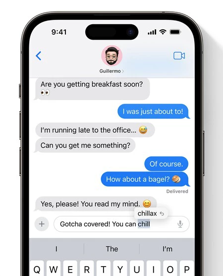 iOS 17 iPhone Appleオートコレクト
