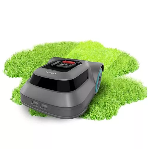 Cecotec Robot Cortacésped sin Cable para 500m2 Conga Grasshopper 500 Map Connected. Motor Digital Brushless, App, Corte Ordenado, Pendiente Máxima 45%