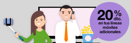 Orange se apunta a las líneas móviles adicionales sin ADSL/fibra, con un 20% de descuento