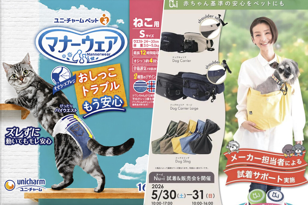 En Japón las empresas han olido un negocio millonario: dejar de fabricar carritos y pañales para bebés y hacerlo para mascotas