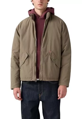 Levi's Hombre Chaqueta acolchada corta Briggs Bungee Cord Brown M