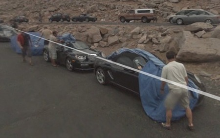 Fotos espía de coches en los lugares más insospechados: Google Streetview