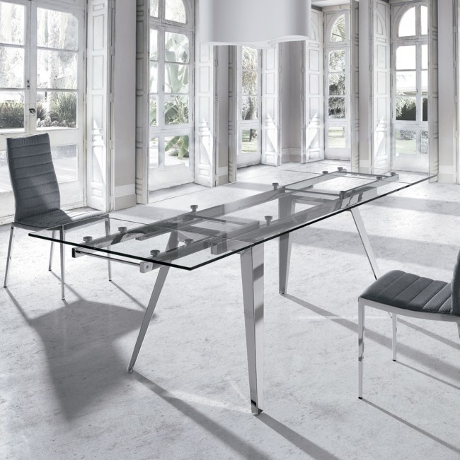Buena o mala idea? mesas de cristal para el comedor Patas para comedores