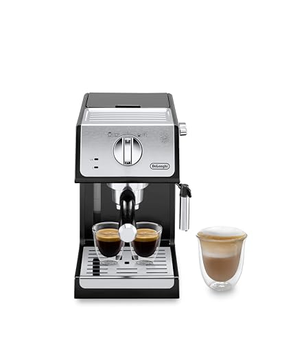 De'longhi - Cafetera de Bomba Tradicional para Espresso y Cappuccino, para Café Molido y Monodosis