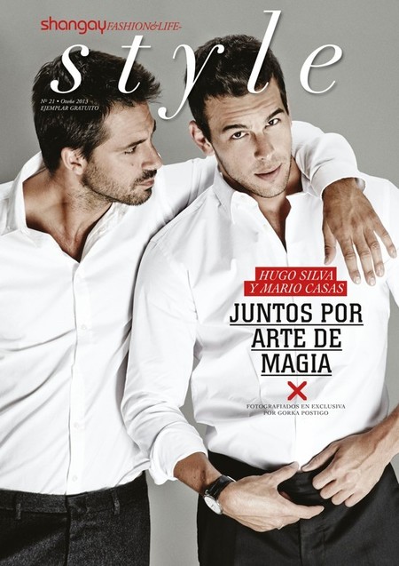 Hugo Silva y Mario Casas en la revista Shangay Style, sí que están para comérselos