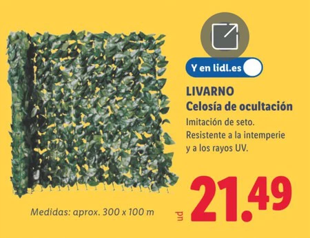 Folleto Lidl Celosia