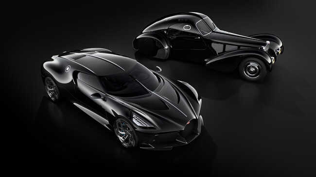 Bugatti  La voiture Noire y Bugatti 57 SC Atlantic