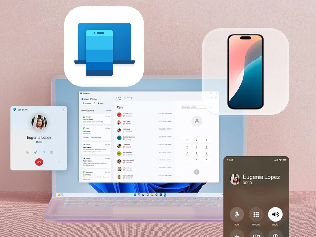 Cambiar a cómo usar iPhone con Windows 11: así puedes hacer llamadas, recibir SMS e incluso enviar archivos al estilo AirDrop desde tu PC