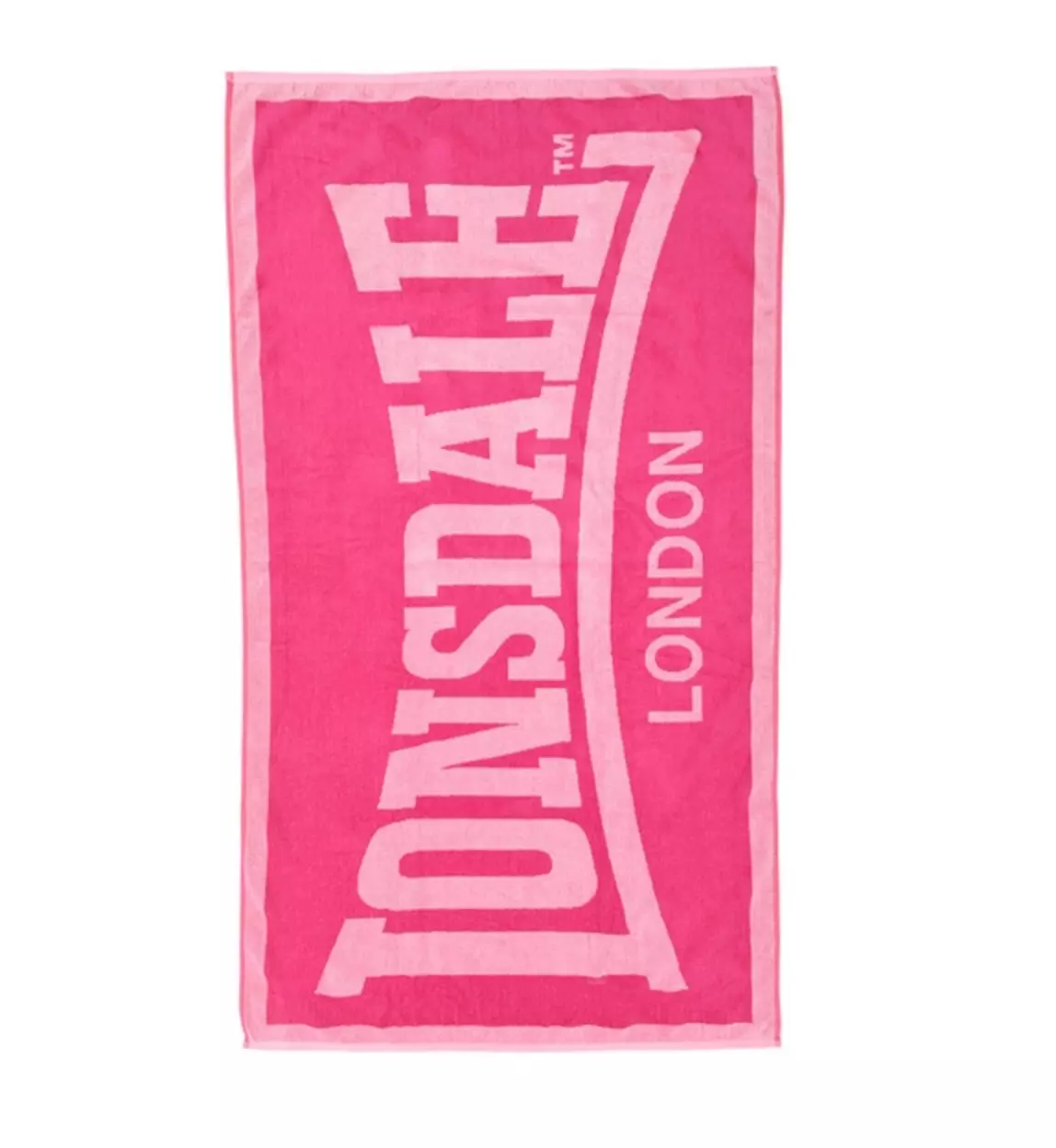 Toalla logo rosa Lonsdale