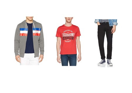 Camiseta, sudadera y pantalón de la marca Jack & Jones rebajados en Amazon