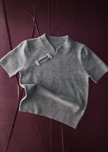 Jersey Japones Elegante Bonito Mango Tendencia Invierno 2026 Joya