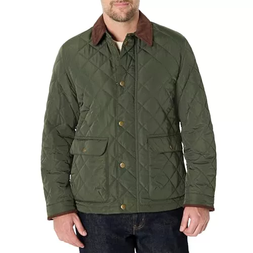 Amazon Essentials Chaqueta Acolchada de Grosor Medio con Corte Holgado Hombre