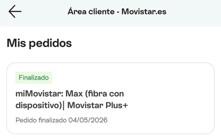 Con la activación de una oferta de retención te hacen un nuevo pedido