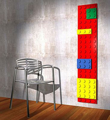 Radiador Lego para la habitación infantil
