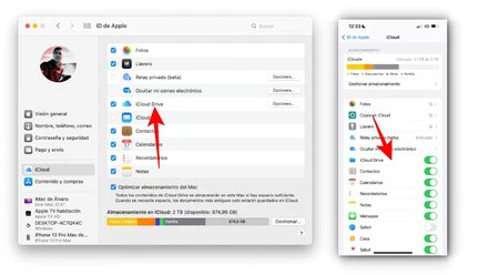 ICloudドライブ同期