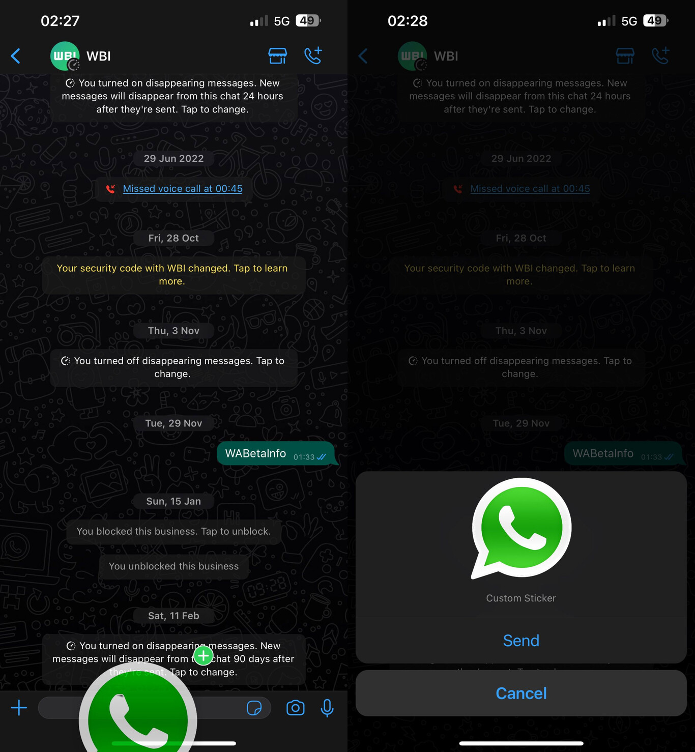 Crear stickers de WhatsApp con iOS 16 es tan fácil como arrastrar y