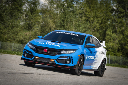 Honda Civic Type R Pace Car 2020, el deportivo nipón se declara listo para sacar humo a la pista