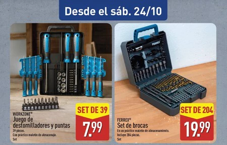 Set Destornilladores Y Puntas Workzone Folleto Aldi
