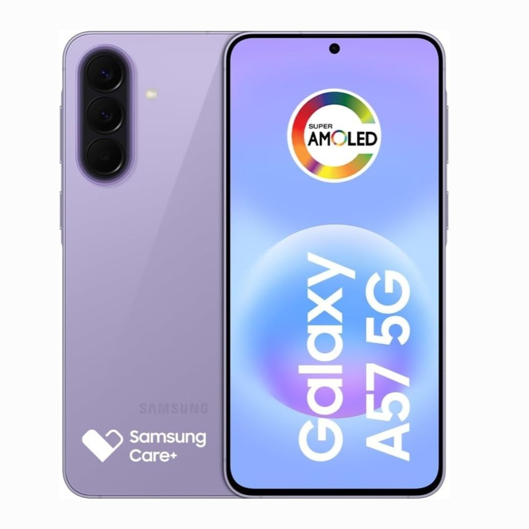 Celular Samsung Galaxy A57 5G 128GB, 8GB RAM, Câmera Tripla de até 50MP OIS, Selfie de 12MP Video HDR, IP68, Tela Super AMOLED 6.7", NFC, Recursos AI, Até 6 Atualizações de Android e Segurança (Lilás)
