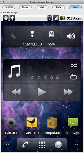 SDK aplicación DDMS