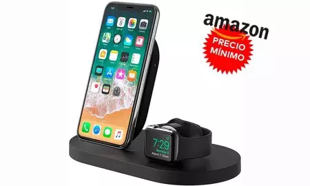 Si buscas base de carga para tu iPhone y tu Apple Wacth, Amazon te deja la Belkin Boost Up a precio mínimo, por sólo 99,90 euros