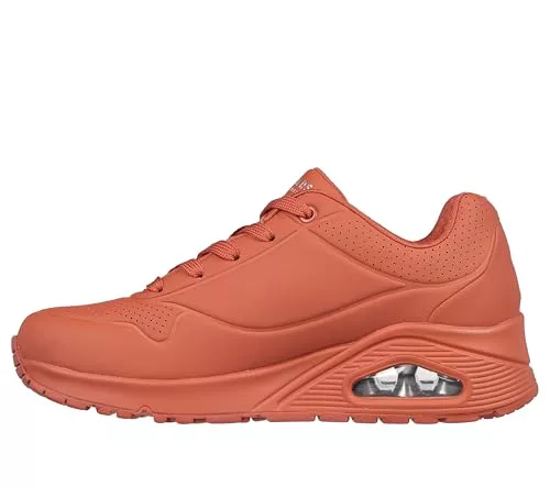 Skechers Uno Stand On Air, Zapatillas Mujer, Rust Durabuck Mesh, 37.5 EU