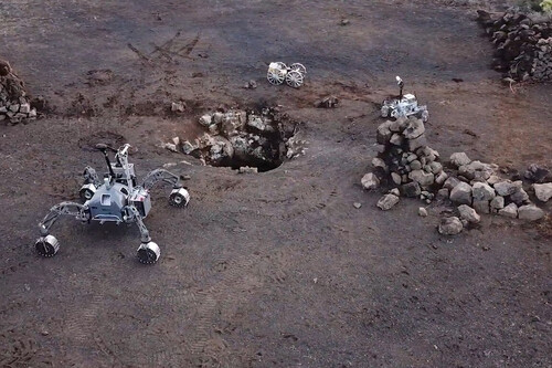 Málaga envió tres robots a un tubo volcánico de lava en Lanzarote. La colonización de la Luna o Marte ahora parece un poco más cercana 