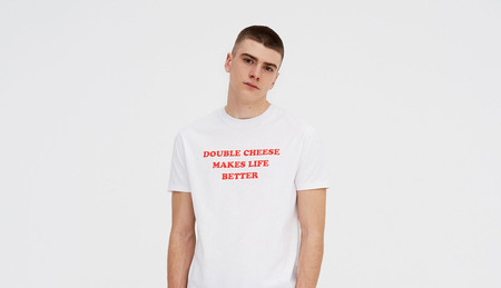 La camiseta que necesitas si eres amante del queso está en Pull&Bear por 7,99 euros