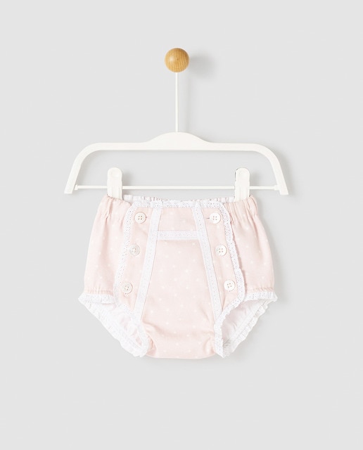 DULCES
CUBREPAÑAL DE BEBÉ NIÑA EN ROSA CON BORDADOS