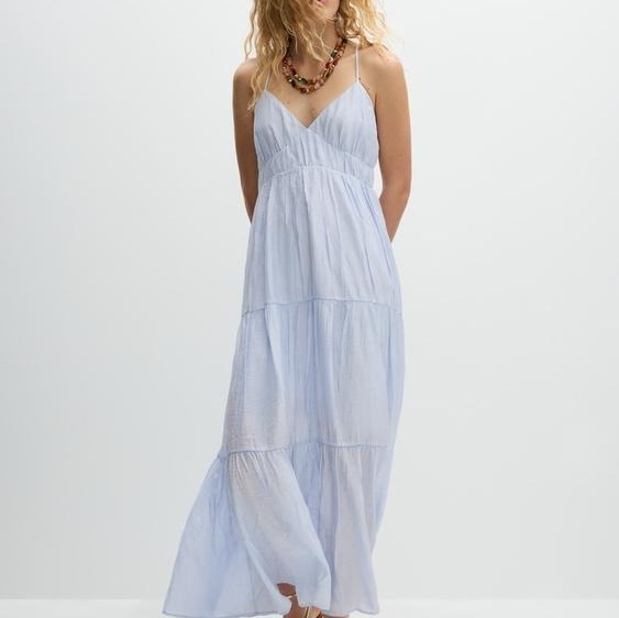 Vestido midi paneles