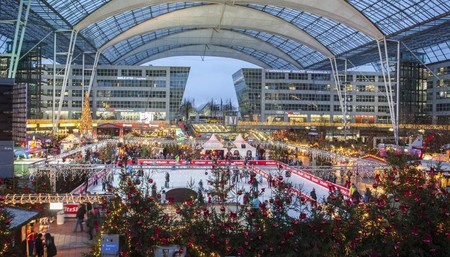 El aeropuerto de Munich se convierte en un gran mercado navideño