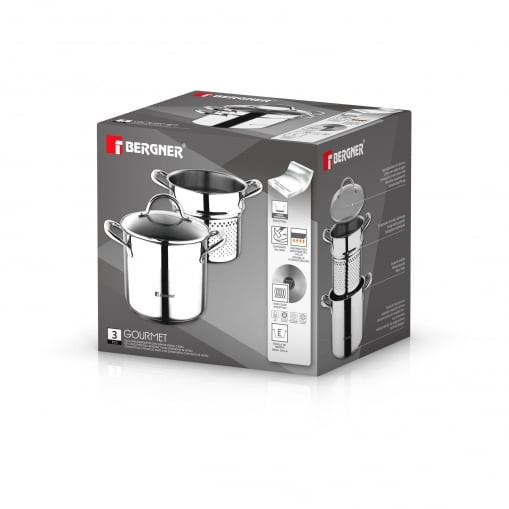  Set 3 Piezas - Olla para Pasta BERGNER