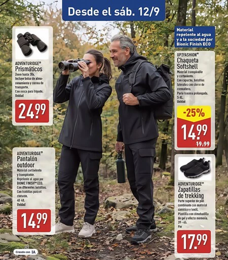 Zapatillas De Trekking Adventuridge Folleto Aldi