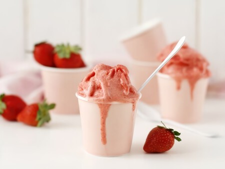Helado Fresas