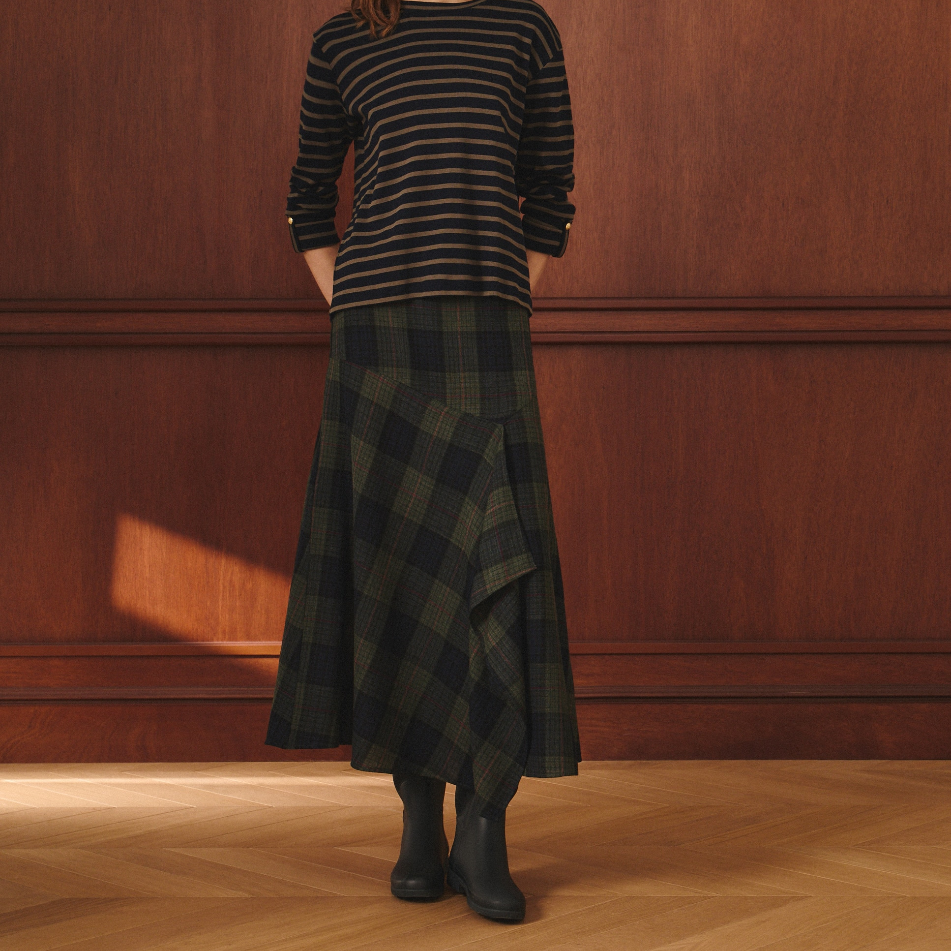 Falda midi con estampado Lloyd's