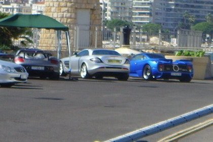 Pagani Zonda, Mercedes SLR McLaren y Porsche GT