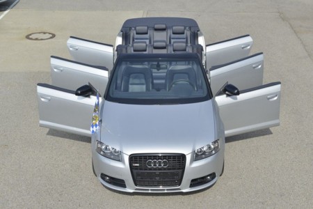 Los VIP en Ingolstadt van en Audi A3... Pero no cualquier A3