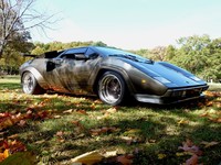 A la venta réplica de Lamborghini Countach hecha a mano... durante 17 años