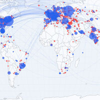 Los multimillonarios no se mudan tanto como parece. Este mapa explica de forma visual cómo se concentra el poder económico
