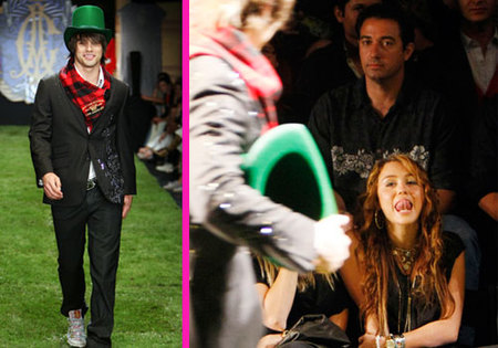 Miley Cyrus acude al desfile de su supuesto novio