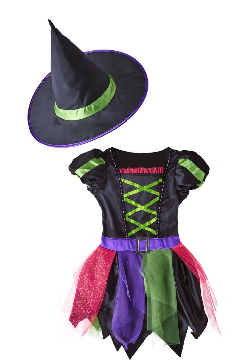 Disfraz Infantil bruja neón Halloween El Corte Inglés