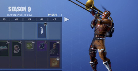 Desafío Fortnite: dónde conseguir el Fortbyte 58 usando el gesto del trombón triste al norte de Ribera Repipi. Solución