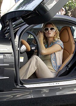 Paris Hilton Mercedes SLR Mclaren