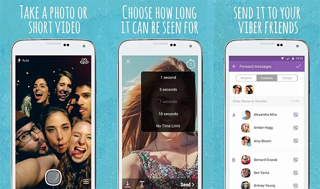 Viber are encouraged to compete against snapchat and launch Wink, its new application for ephemeral messages Viber are encouraged to compete against snapchat and launch Wink, its new application for ephemeral messages