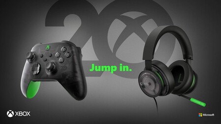 Microsoft presenta dos accesorios especiales: mando inalámbrico y cascos estéreo para celebrar su 20º aniversario