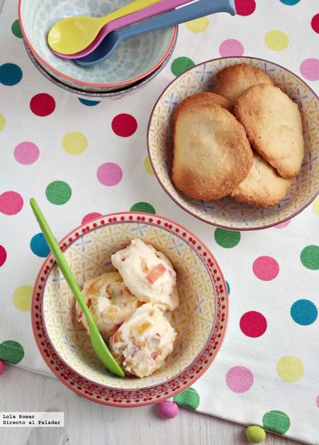 Helado de tutti frutti. Receta