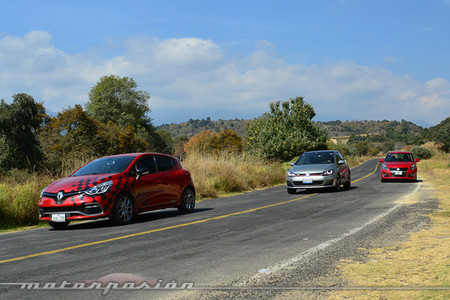 Comparativa: Suzuki Swift Sport vs Renault Clio RS vs Volkswagen Golf GTI (Parte 3)