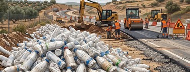 ¿Qué hacer con 6,000 botellas de plástico que nadie quiere reciclar? China las usó para pavimentar calles