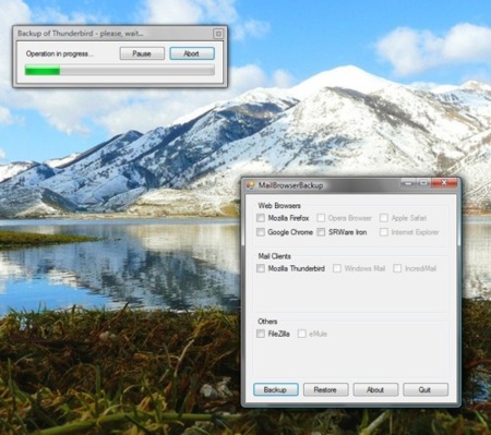 Haz una copia de seguridad de tus navegadores y clientes de correo con MailBrowserBackup