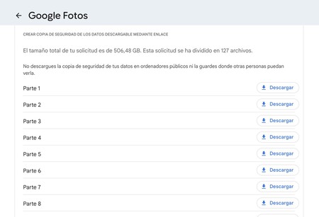 Nadie dijo que descargarse todo Google Fotos fuera fácil...